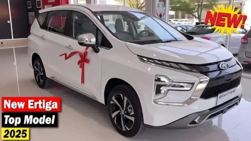 Maruti Suzuki Ertiga 2025 – 7-Seater Family MPV with 1.5L Smart Hybrid Engine, 36KMPL Mileage & Premium Interiors!