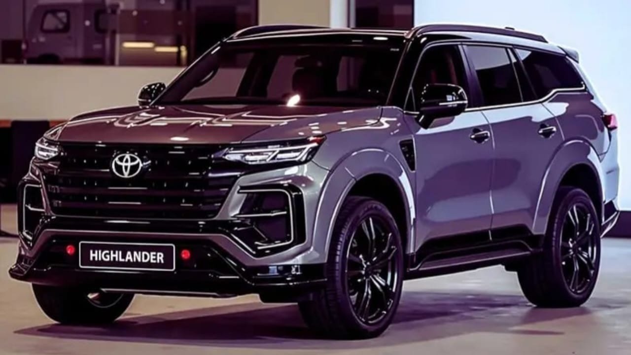 Toyota Highlander Launches 2026 – 2.5L Hybrid Engine, 243PS Power & Premium 7-Seater SUV with Luxury Interiors at ₹3.99 Lakh!